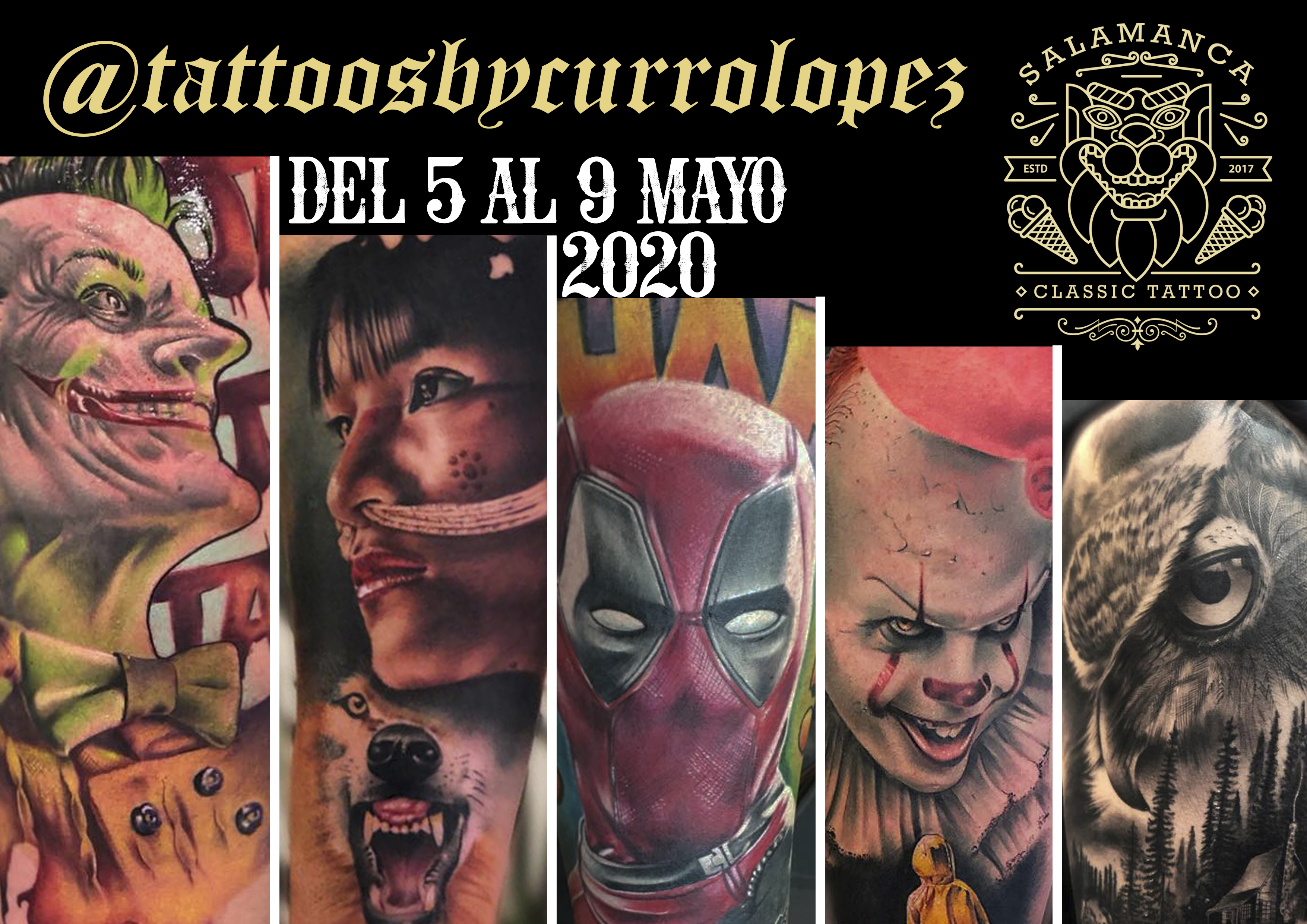 Curro López en Salamanca Classic Tattoo